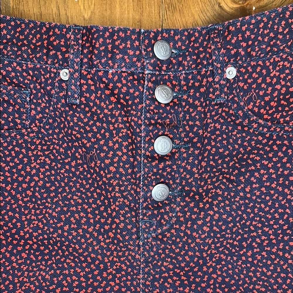 Juicy Couture High Waisted Button Fly Shorts - Picture 2 of 5